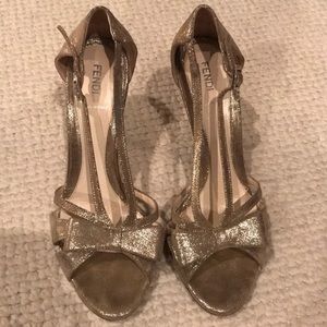 Fendi sparkly heels